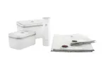 ZWILLING Fresh & Save plastikust vaakumi alustuskomplekt M/L, 7 tk, valge
