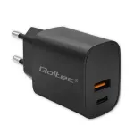 Toiteadapter QOLTEC 52377 GaN 30W v&auml;ljund 5&ndash;20V kaasaskantavatele seadmetele