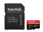 SanDisk Extreme Pro 32GB MicroSDHC UHS-I Class 10 Memory Card SDSQXCG-032G-GN6MA