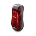 Hama LED hoiatustuli klambriga, 2 tk, 3 valgusrežiimi, IP44, CR2032 patarei, must/punane