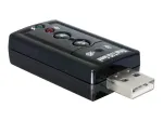 DeLOCK USB heliadapter 7.1 - helikaart - stereo - USB (61645)