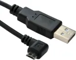 Microconnect USBABMICRO3ANG USB-kaabel USB 2.0 3 m Micro-USB B USB A Must