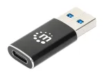 Manhattan 153980 USB-C (emane) &ndash; USB-A (isane) adapter, USB 3.2 Gen 2, 10 Gbps