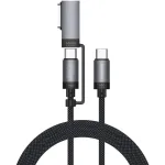 USB-kaabel 4smarts ComboCord 2 m USB-C USB-C/MagSafe 3 Hall Must
