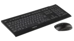 CHERRY B.Unlimited 3.0 klaviatuur Hiir kaasas Universaalne RF Juhtmevaba AZERTY Prantsuse Must