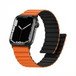 Kellarihm GUAN Premium Plus Apple Watchile 40/41/38/42 mm, oranž/must &mdash; &uuml;hildub seeriatega 10/11