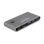 DeLOCK HDMI KVM l&uuml;liti 8K 60 Hz, USB 5 Gbps