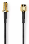 Koaksiaalkaabel Nedis CSGL02010BK10 1 m SMA Must