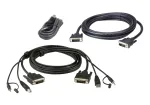 ATEN DVI-D Dual Link Dual Display Secure KVM; 1,8M USB DVI-D Dual Link Dual Display