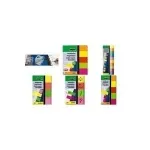 Isekleepuvad sildid Sigel HN635 rohelised roosad punased kollased 160 tk