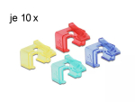 Kaabliklamber DeLOCK 86421 RJ45 mitmev&auml;rviline 40 tk