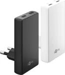 Goobay USB-C PD GaN Dual-Fast Charger 90&deg; Flat 65 W must - 2x -Ports (75725)