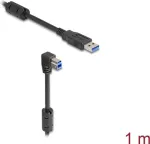 DeLOCK USB-kaabel t&uuml;&uuml;p-A-pistik t&uuml;&uuml;p-B isasele 90&deg; allapoole 1 m