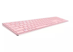 Rapoo E9800M klaviatuur juhtmevaba Bluetooth QWERTZ saksa roosa