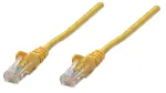 Intellinet 320610 v&otilde;rgu &uuml;henduskaabel, Cat5e, UTP, RJ45 pistik&ndash;pistik, 15 m, vormitud konksuta pistikud, kollane