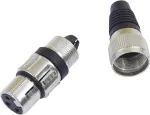 XLR 3-kontaktiline pistik Omnitronic 30200111 &mdash; isane/emane helipistik mikrofoni ja pro-heli jaoks