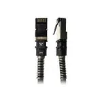 PatchSee DirectPatch - patch-kaabel - RJ-45 (M) to RJ-45 (M) - 15.2 m - FTP - CAT 6a - varjestatud, halogeenivaba - must (PCI6-DPF/50)