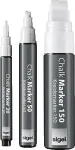 Kriidimarker Sigel GL178 valge