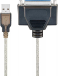 USB-printerikaabel Goobay 95433 l&auml;bipaistev 1,5 m