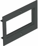 OBO Bettermann katteplaat 2f moodul 45 f. T4B P7 9011 (7408276)