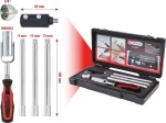 Valamupaigalduskomplekt ks tools 116.2050, 6-osaline komplekt valamu ja kraanikausi kinnitamiseks