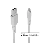 Lindy 2m USB-Lightning kaabel, valge, 2 m, Lightning, USB A, valge, sirge, sirge
