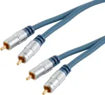 Audio kaabel S/CONN SP40105 5m 2xRCA Blue