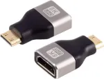 S/CONN HDMI-C (Mini HDMI) adapter, HDMI-A pesa, 8K, metall
