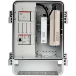 Axis T98A18-VE Media Converter Cabinet A - meediamuundur - GigE - 10Base-T, 100Base-TX, 1000Base-X, 100Base-X - 2 porti - RJ-45 / SFP (mini-GBIC)