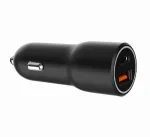Auto mobiilseadme laadija Gembird TA-UC-AC2PDQC38-CAR-01, USB-C, 38 W, 12&ndash;24 V, must