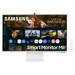 Samsung M8 M80F arvutimonitor 81,3 cm (32 tolli) 3840 x 2160 pikslit 4K Ultra HD LCD valge