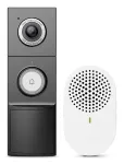 TP-Link Tapo video uksekella kaamera 1 &times; D235, 1 &times; D100C, Must, Valge, IP66, 130&deg;, IR, Seinale, CE, RoHS, RCM,R-NZ,FCC, EAC, Triman, UKCA