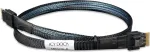 ICY DOCK MB323L-B SlimSAS 4i 38-pin SFF-8654 to SlimSAS 4i 38-pin SFF-8654 kaabel, PCIe 4.0, 0,5 m