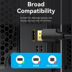 VENTION HAKBF DisplayPort to DisplayPort kaabel 1m must
