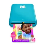 KODAK STEP Instant Mobile Photo Printer - Colour ZINK 2x3 inch - 1 ppm - Bluetooth - Blue