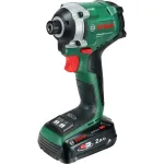 BOSCH UniversalImpactDrive 18V-210 Juhtmeta L&ouml;&ouml;kkeeraja (18V, 2.0Ah, Li-Ion, 1/4 tolli kuuskant, 210 Nm, 3400 p/min, kandekott, POWER FOR ALL ALLIANCE)