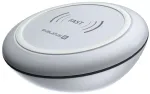 EVELATUS EWC01 juhtmevaba laadija valge - Qi 10W kiirlaadimisalus Micro-USB kaabliga