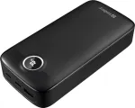 SANDBERG Powerbank 20000 mAh 20W Fast Charge USB-C PD QC 3.0 Must