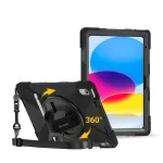 Crong Defender Plus &uuml;mbris iPad 11 A16 (2025) / 10.9 inch (2022) jaoks, must