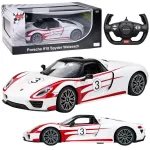 RASTAR Porsche 918 Spyder Performance Remote Controlled RC Car White 1:14