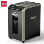 DELI ET089 Ristl&otilde;ikeline paberipurustaja, 8 lehte, 15L, must