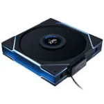 Lian Li UNI FAN TL140 LCD Wireless korpuse ventilaator, 140 mm, must, 14TLLCD1W1B