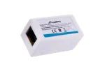 LANBERG pistikuadapter RJ-45 - RJ-45, emane-emane, U/UTP Cat5e, valge