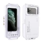 PULUZ PU9010W veekindel korpus iPhone'ile &ndash; 45 m veealune korpus, valge