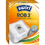 Tolmukott robot-tolmuimejale MELITTA Swirl ROB 3, pakendis 4 tk, puiduv&auml;rvi