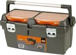 Bahco 4750PTB60 T&ouml;&ouml;riistakast / Osade organiseerija, 600 x 270 x 270 mm, Pol&uuml;prop&uuml;leen, Must/Oranž, Eemaldatav salv, Lukustatav