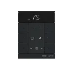 Busch-Jaeger ruumitemperatuuri kontroller 6-kordne, mattkuldne must SBR-F-6.0.11-885 (2CKA006220A0900)