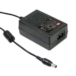 MEAN WELL GSM36B12-P1J 36W meditsiiniline laua toiteallikas 12V 3A, Level VI, 2xMOPP, 2,1x5,5mm DC pistik