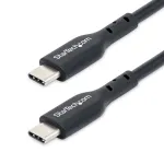 StarTech.com 3m (9.8ft) USB-C laadimiskaabel, USB C kaabel, USB 2.0 USB-C s&uuml;learvuti laadimisjuhe, 60W 3A toiteedastus, TPE &uuml;mbris, USB-C andmeedastuskaabel, M/M