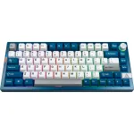 Montech MK PRO 75 klaviatuur, DE paigutus, Gateron G Pro 3.0 Yellow, sinine/valge